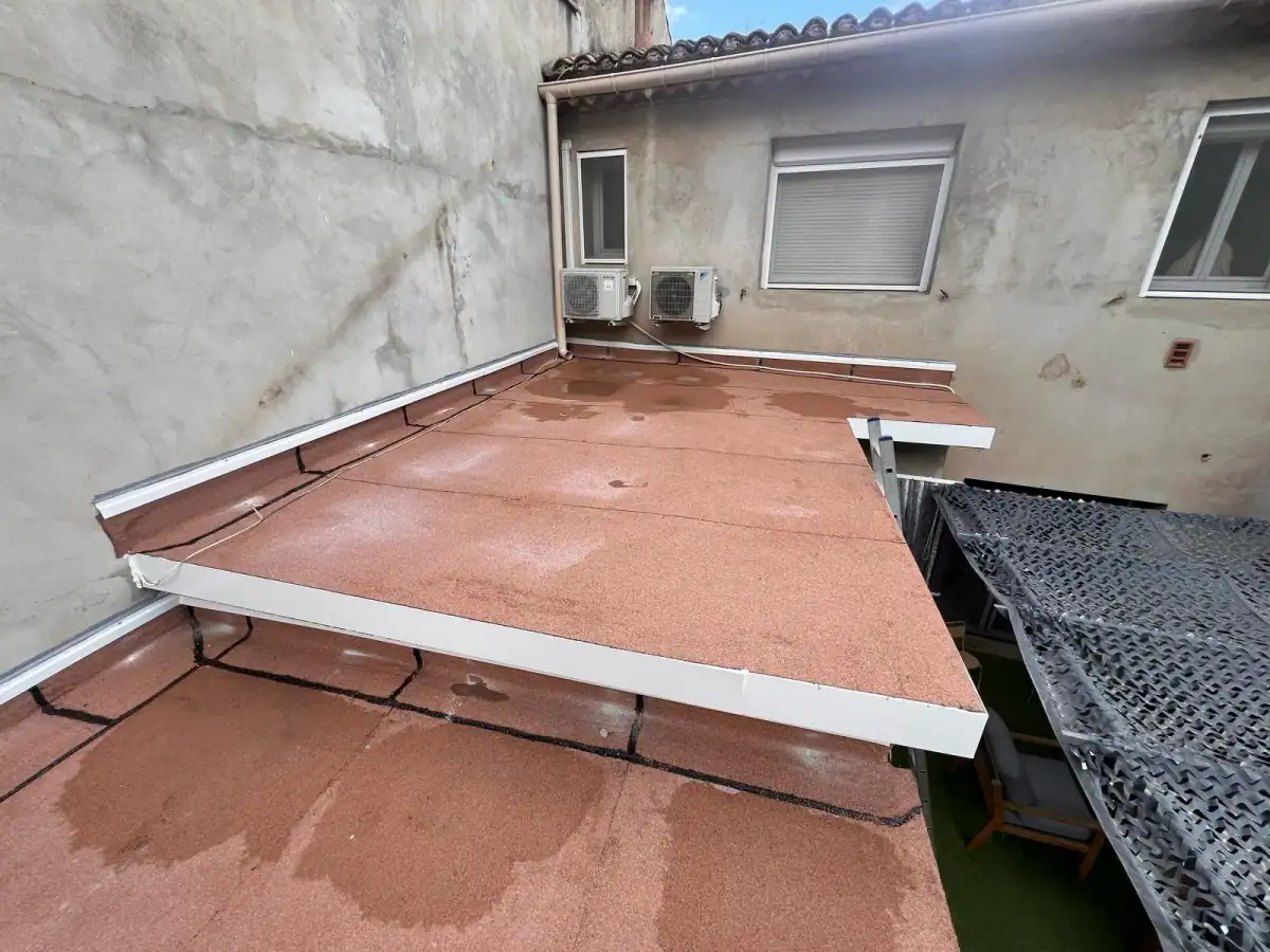Membrane étanchéité - Chantier ETTM