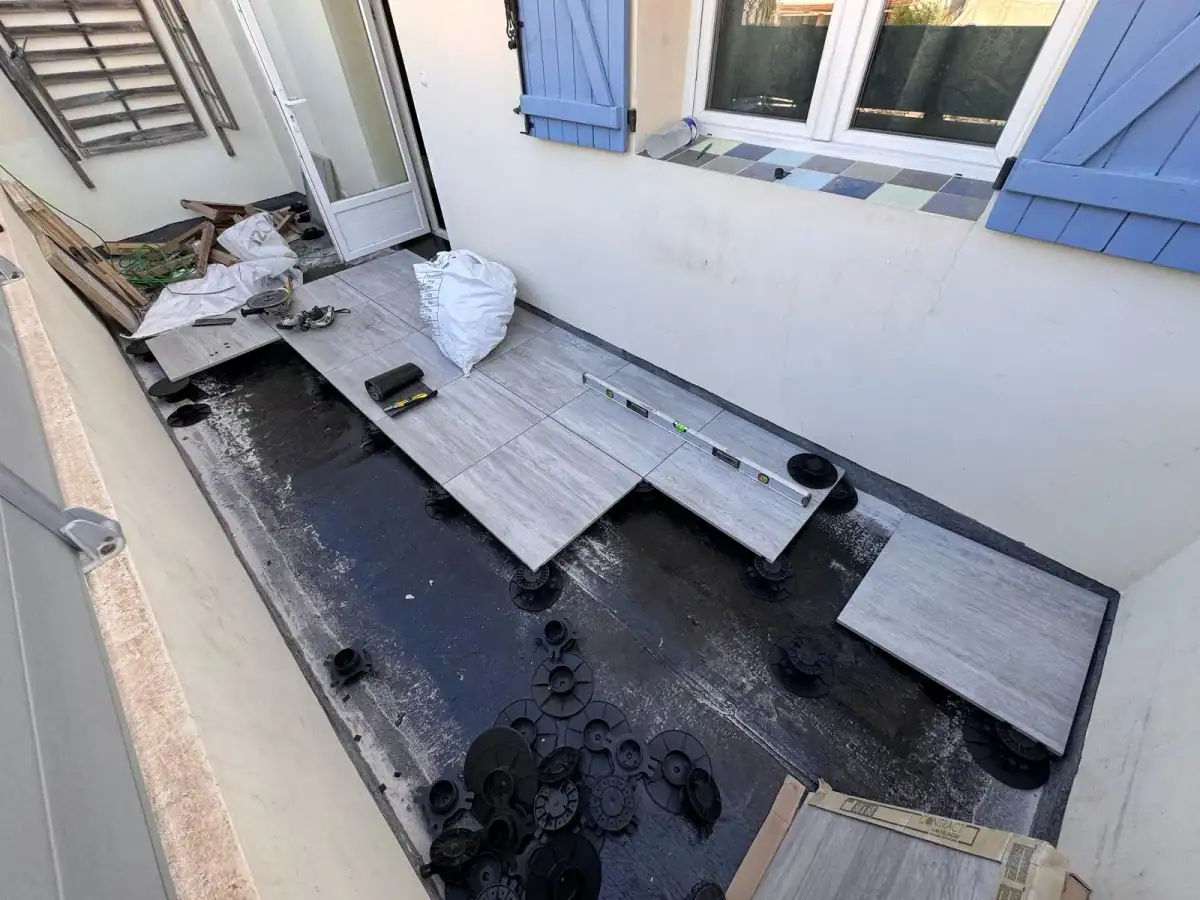 Terrasse accessible dalles - ETTM
