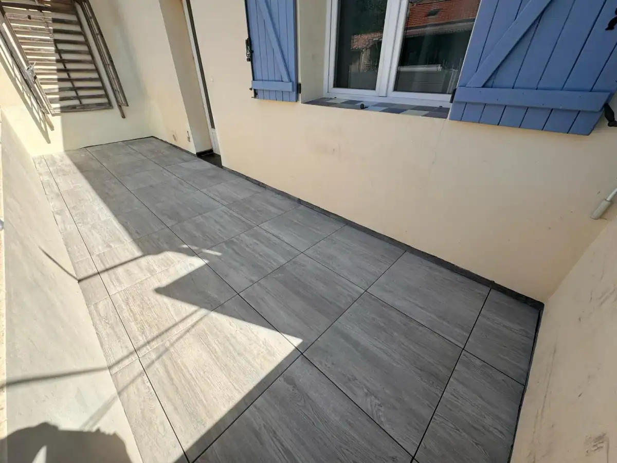 Terrasse carrelage sur étanchéité - ETTM